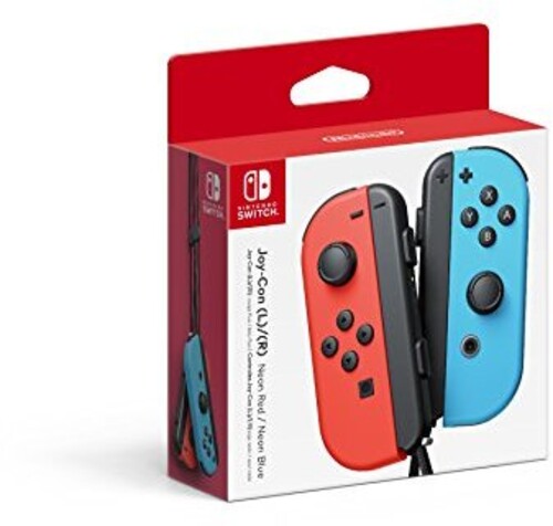 Joy-Con (L/R) Wireless Controllers for Nintendo Switch - Neon Red/Neon Blue - 045496590130