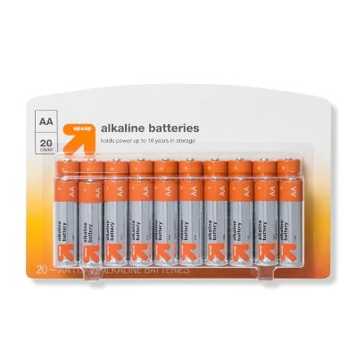 AA Batteries - 20pk Alkaline Battery - 490080800766