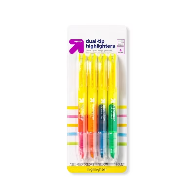 4ct Highlighters Dual Tipped - 191908971148