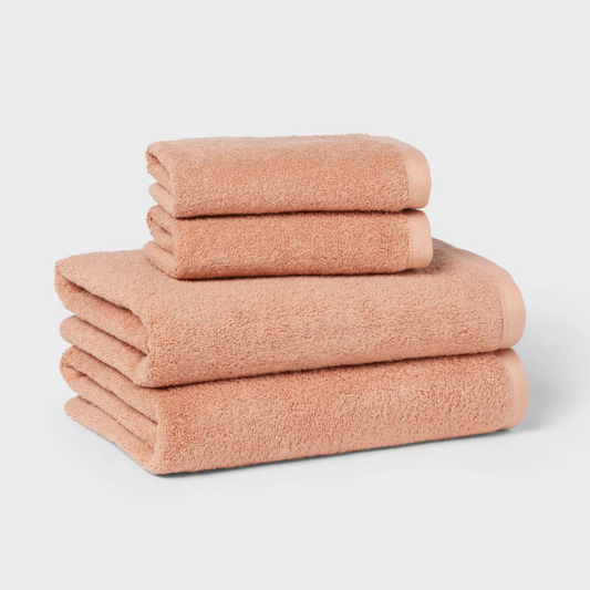 SINGLE Antimicrobial Bath Towel Copper - Cotton Terry, Midweight, OEKO-TEX Certified - 0852395912391