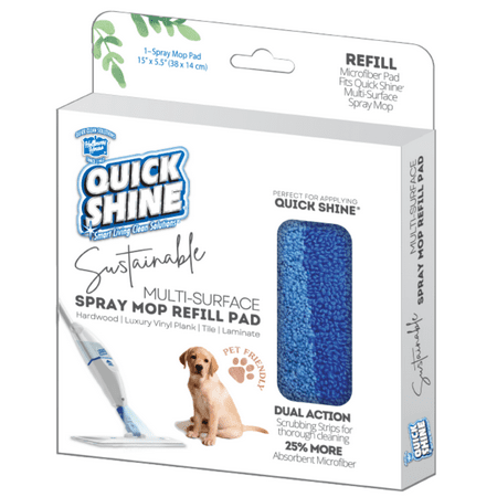 Quick Shine Multi-Surface Spray Mop Refill Pad; 1 Pk. - 078786111531