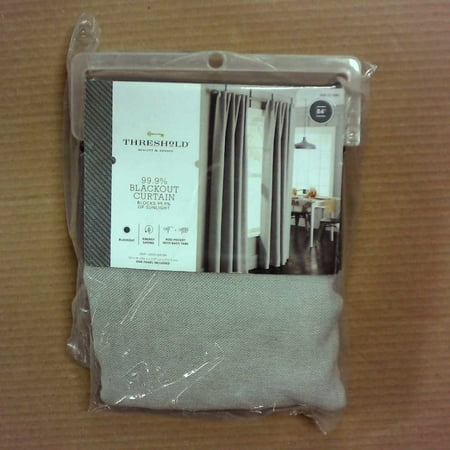 Aruba Curtain Panels 84x50 Blackout Gray - 646998671787