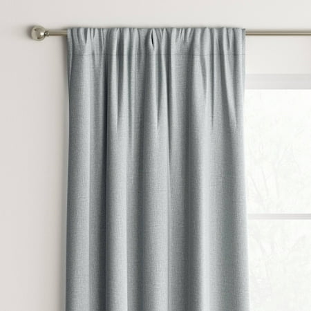 42" x 84" Room Darkening Light Blocking Curtain Panel: Gray - Rod Pocket - 490680346930