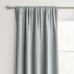 42" x 84" Room Darkening Light Blocking Curtain Panel: Gray - Rod Pocket - 490680346930