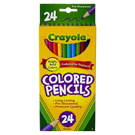 Crayola 24ct Pre-Sharpened Colored Pencils - 071662040246