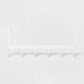 Large Over the Door Hook 6 Hooks Matte White - 191908805689