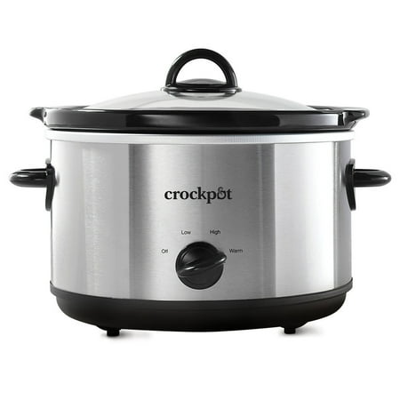 Crock-Pot 4.5 Quart Manual Slow Cooker SCR450-S Silver - 048894043383