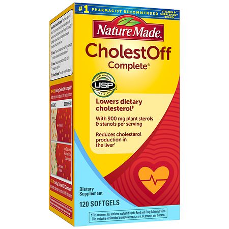 Nature Made CholestOff Complete Heart Health Support Softgels - 120ct - 031604027919