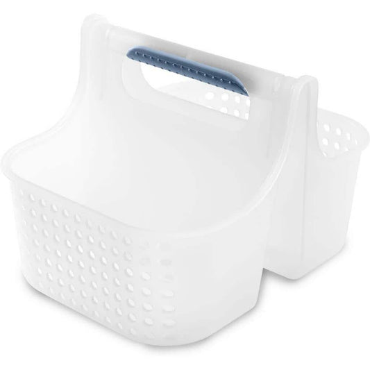 2 Compartment Small Soft Grip Tote For Bathroom Organization - madesmart - 764195777122
