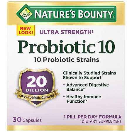 Nature's Bounty Probiotic 10 Capsule - 30ct - 0743120081223