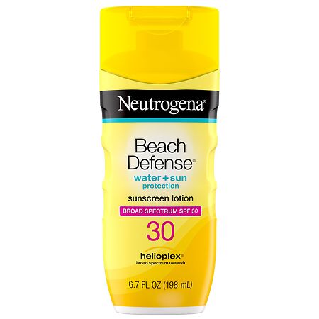 Neutrogena Beach Defense Water Plus Sun Protection Sunscreen Broad Spectrum SPF30 / LOTION - 0868008727193