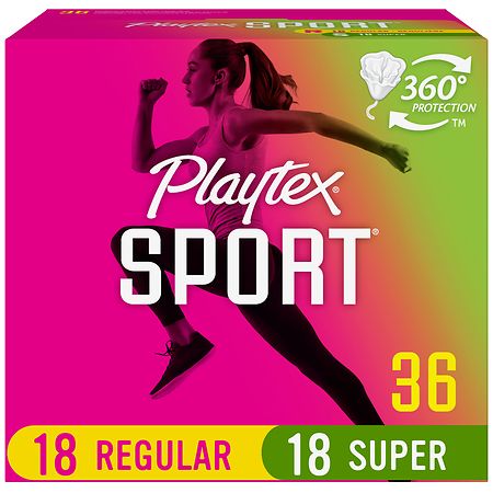 Playtex 36ct Sport Unscnt - 078300099338