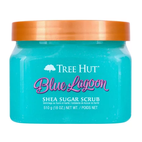 Tree Hut Blue Lagoon Shea Sugar Exfoliating & Hydrating Body Scrub 18 oz. - 0753710029151