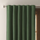 50"x63" Blackout Velvet Window Curtain Panel Green - 646998705352