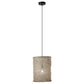 River of Goods 12" 1-Light Peta Metal and Jute Pendant: Adjustable Height, UL Listed, Drum Shade - 810105594102