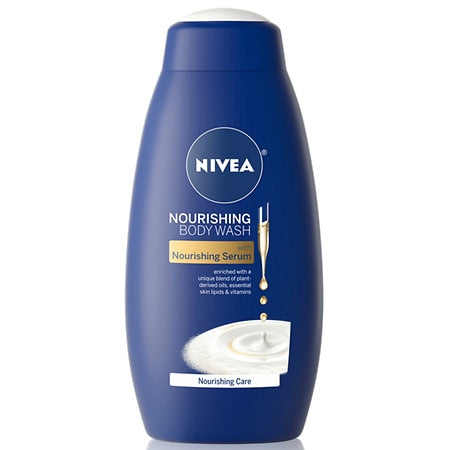 NIVEA Nourishing Care Body Wash with Nourishing Serum  20 Fl Oz - 072140026110