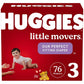 Huggies Little Movers Baby Diapers - Size 3 - 76ct - 036000535877