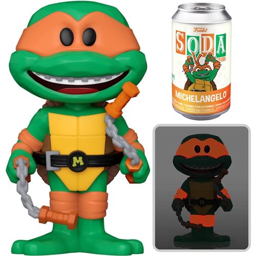 Funko - Vinyl SODA: Teenage Mutant Ninja Turtles: Mutant Mayhem- Michelangelo - 889698734523