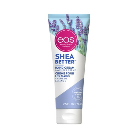 eos Shea Better Hand Cream - Lavender 24-Hour Moisture Lasts Through Hand Washing 2.5 oz - 840044700296