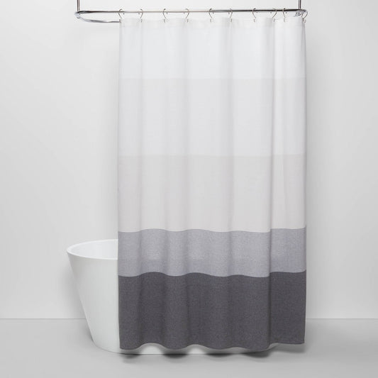 Shower Curtain Ombre Gray - 191908881188