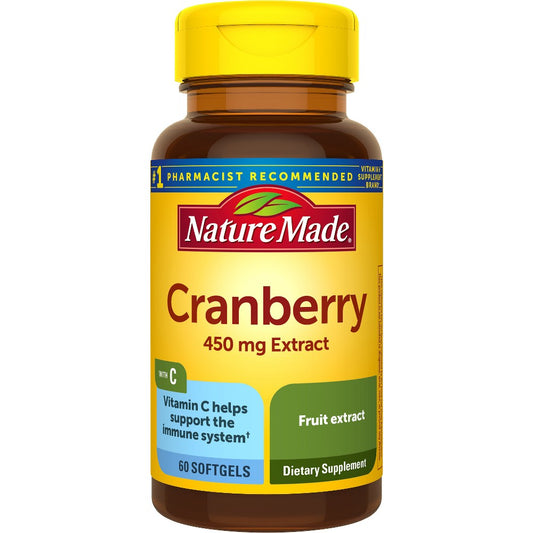 Cranberry 450 MG With Vitamin C 60 Softgels - 331604142712