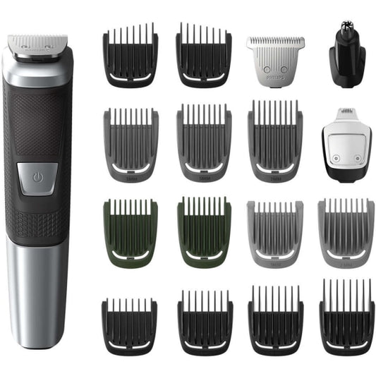 Philips Norelco Multigroom Series 5000 (MG5750/49) 18 Piece Beard Face Hair Body Hair Trimmer For Men - No Blade Oil - 075020063441