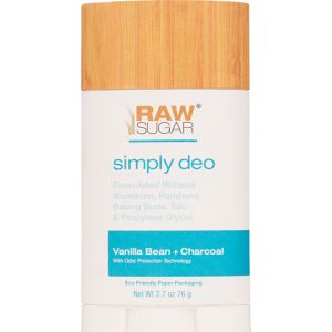 Raw Sugar Simply Deo Deodorant, Vanilla Bean + Charcoal - 2.7 oz | CVS - 840315300477