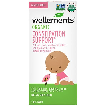 Wellements Organic Constipation Support - 4 fl oz - 729609000272