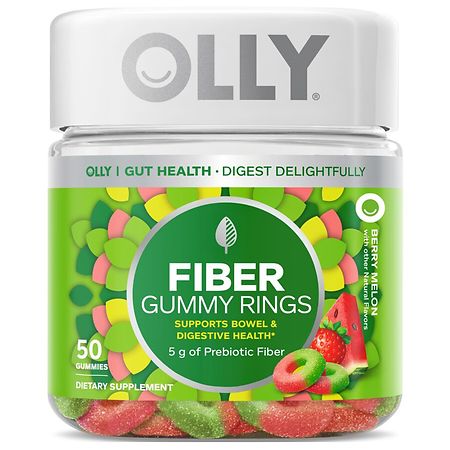 OLLY Fiber Digestive Gummy Rings - 50ct - 8401602017763