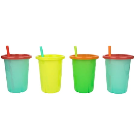 Take & Toss Straw Cups 10 Oz - 4 Pack - 071463068753