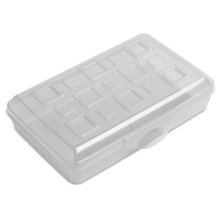 Sterilite Small Pencil Box Plastic Clear - 073149722867