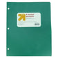 2 Pocket Plastic Folder Green - up & up - 490810308234