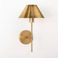 Metal Sconce Wall Light (Includes LED Light Bulb) Brass - - 702992880454