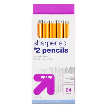 Sharpened #2 Wood Pencils 24ct - 490810209432