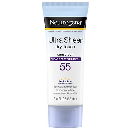 Neutrogena Ultra Sheer Dry Touch Sunscreen Lotion, SPF 55, 3oz - 086800687900