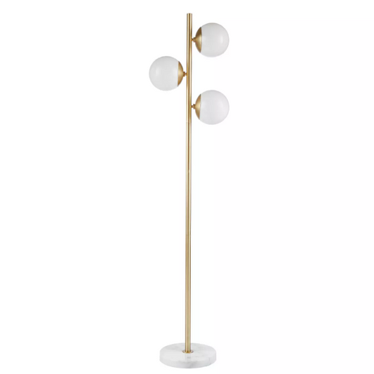 Gold Floor Lamp 3 Lights - T239235329814467