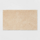 20"x34" Antimicrobial Bath Rug Tan - Machine Washable, Latex Backed, Tufted Polyester, OEKO-TEX Certified - 010892712455