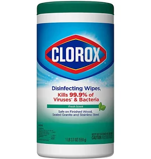 Clorox Disinfecting Cleaning Wipes- Fresh Scent- 85 Wet Wipes - 9802492141234