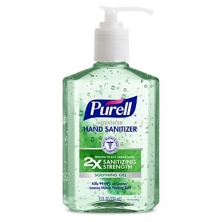 Purell Aloe Scent Gel Advanced Hand Sanitizer 8 oz - 073852009392