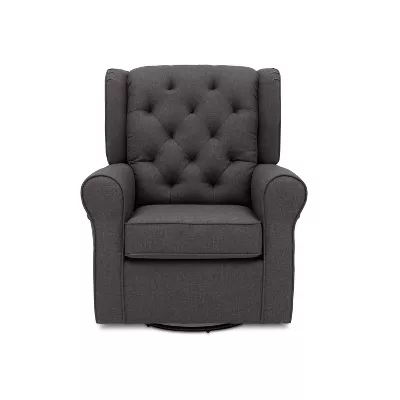 Delta Children Emma Nursery Glider Swivel Rocker Chair ? Charcoal - 080213050184