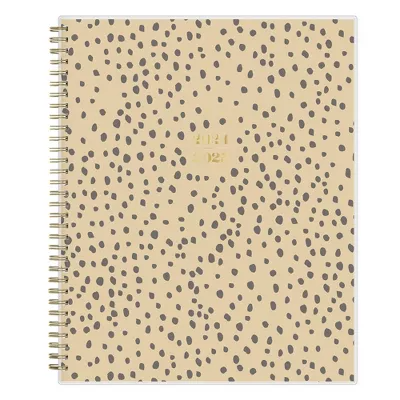 The Everygirl X Day Designer 2024-25 Weekly/Monthly Planner 11"x8.5" Wirebound Frosted Cover Senegal Tan - 699931490624