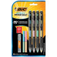 BIC Break Resistant Mechanical Pencils with Erasers No. 2 Medium Point (0.7mm) Pack of 4 - 070330377127