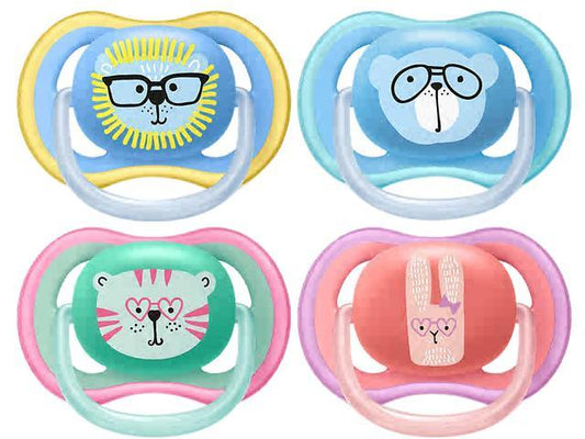 Philips Avent Ultra Air Pacifier, 18+ Months, Various Colors, 2-pack - 075020083944