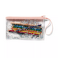 Transparent Binder Pencil Pouch all Clear - 888556184890