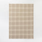 9'x12' Cottonwood Handwoven Plaid Wool/Cotton Area Rug Neutral - 191908843766