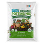 Back to the Roots 25.7qt Organic Potting Mix Premium Blend All Purpose: Soil for Flowers & House Plants, Peat-Free - 810667030810