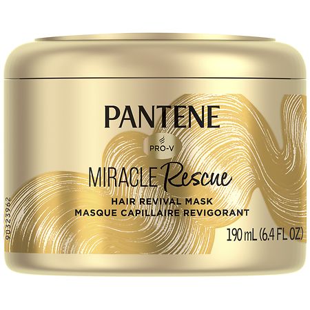 Pantene Hair Mask Deep Conditioning Hair Mask for Dry Damaged Hair Miracle Rescue 6.4 oz - 080878198672