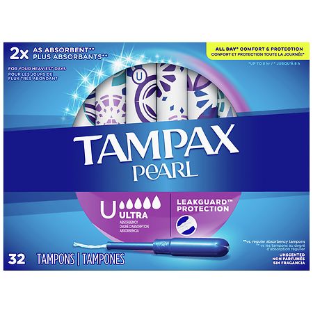 Tampax Pearl Ultra 32 Ct Tampons - 073010714533