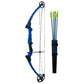 Genesis Original Compound Bow and Arrow Kit  Right Handed  Blue - 859752000277