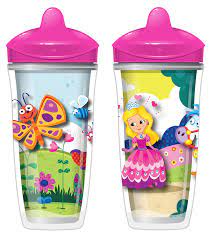 Playtex Sipsters Stage 3 Insulated Straw Sippy Cup, 9 Oz, 2 Pk- Patterns And Styles Vary - 078300058571